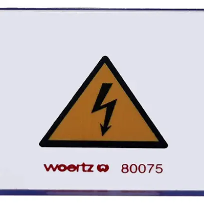 Coprimorsetti Woertz 3PNPE trasparente impiombatura 