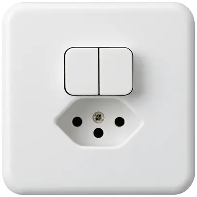 Combinazione INC basico 3+A-R/1L+tipo 13 bianco basico per BOMI 