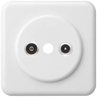 Presa d'antenna INC basico TV-R mont.C 4dB 2GHz bianco 