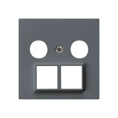 Plaque frontale HMS kallysto pour R/TV anthracite 