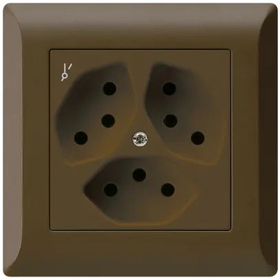 Presa INC kallysto.line 3×T13/1S marrone 