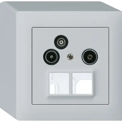 Prise pour antenne AP R/TV-Données kallysto HMS 2GHz 19db gris clair 