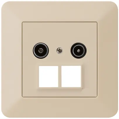 Prise d'antenne ENC R/TV HMS kallysto.trend 14dB beige 