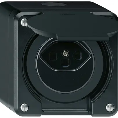 Presa AP robusto tipo 23 nero 