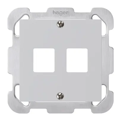 Kit frontale INC HMS kallysto B per 2 moduli grigio chiaro 