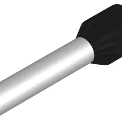 Estremità di cavo Weidmüller H isolata 6mm² 18mm nero sciolto 