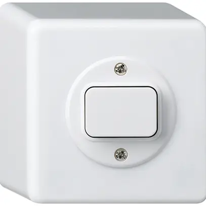 Interruttore AP basico 3/1L bianco 