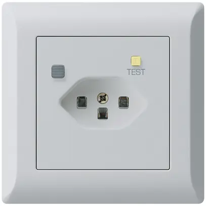 Presa INC KLI T23 FI 30mA grigio chiaro 