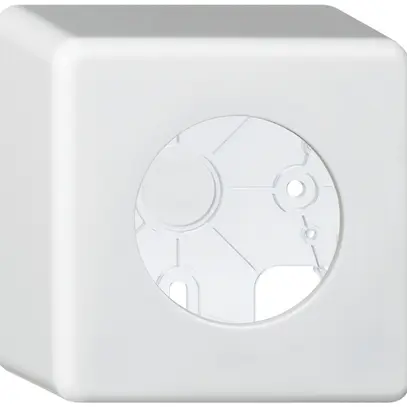 Boîtier AP basico blanc h=54mm Ø43mm 