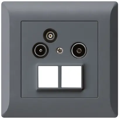 Presa antenna INC R/TV/dati HMS kallysto.line 19dB antracite 