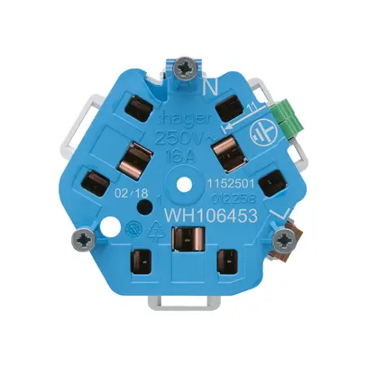 Intérieur pour prise Hager 3×T13/23 E 