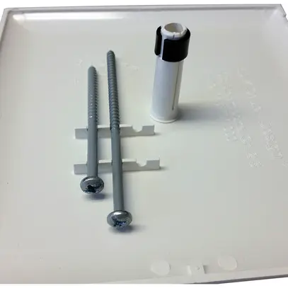 Couvercle broche HSB p.boîte dérivation design EDIZIOdue 130×130mm bc s.halogène 