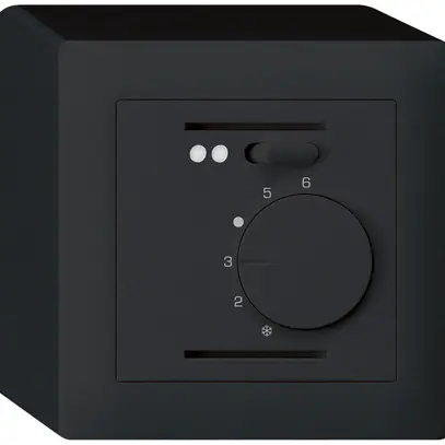 AP-Raumthermostat kallysto schwarz für Fussbodenheizung 