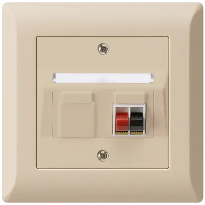 Presa INC audio kallysto.line 1×beige morsetto per 1 altoparlante 