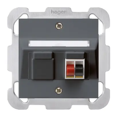 UP-Audiodose kallysto 1×an Klemmanschluss für 1 Lautsprecher Befestigungsplatte 