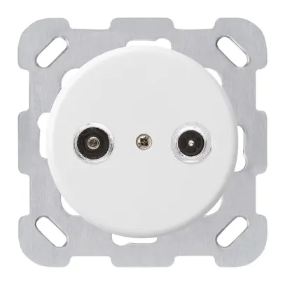 Presa d'antenna INC basico TV-R mont.B 23dB 2GHz bianco 