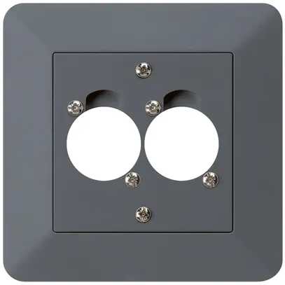 UP-Montageset für 2 XLR anthrazit kallysto.trend 