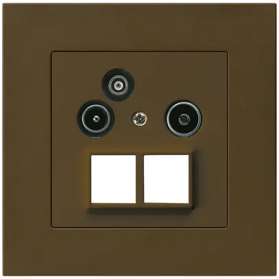 Presa antenna INC R/TV/dati kallysto.pro HMS 2GHz 19db marrone 