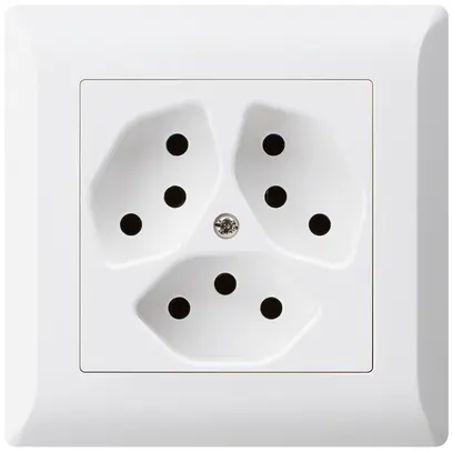 Prise ENC kallysto.line 3×T13 blanc 