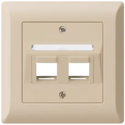 Kit de montage ENC kallysto.line 2×Keystone beige 