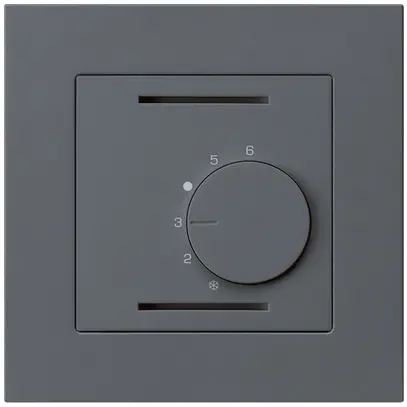 Thermostate d'ambiance ENC kallysto.pro anthracite sans interrupteur 