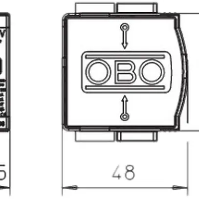 Scaricatore di sovratensione Bettermann parte sup.V20-C 0-500PV 