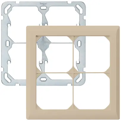 Intestazione INC kallysto.line 2×2 beige 