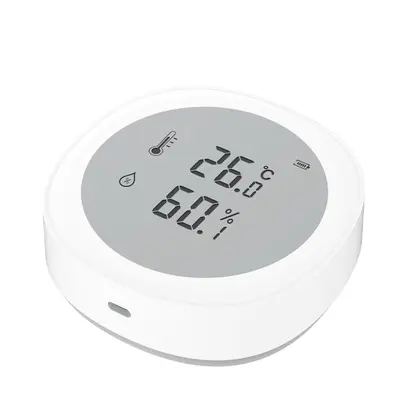 Sensore di temperatura/umidità con LCD KnockautX, da BRELAG 