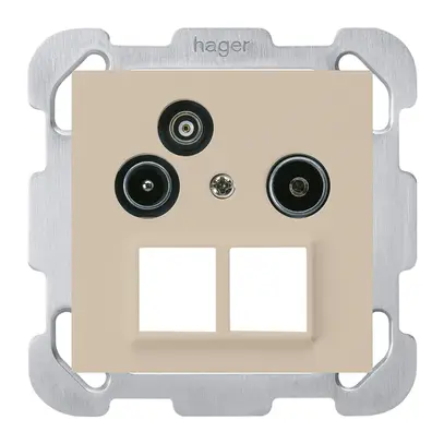 UP-Antennendose R/TV-Daten kallysto HMS B 2GHz 19db beige 