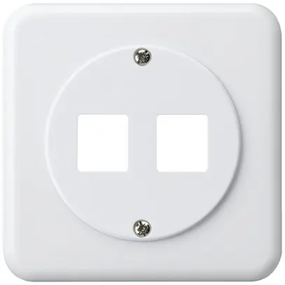 Kit di montaggio INC HMS basico C per 2 moduli bianco 