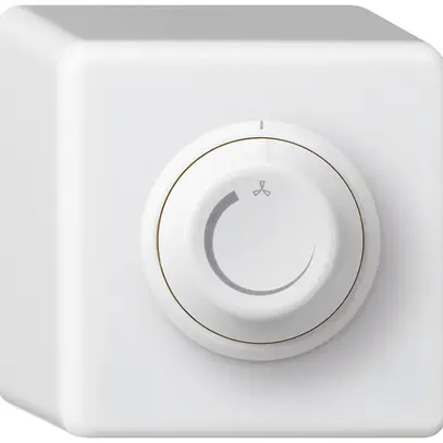 Regolatore di velocità AP bianco basico 25…600VA 