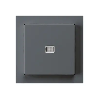 Contact à poussoir lumineux ENC kallysto AR/2P anthracite 