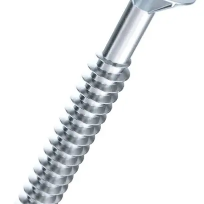 Vis pour panneau aggloméré à tête conique Ferronorm T30 6×50mm zinguée a.tige 