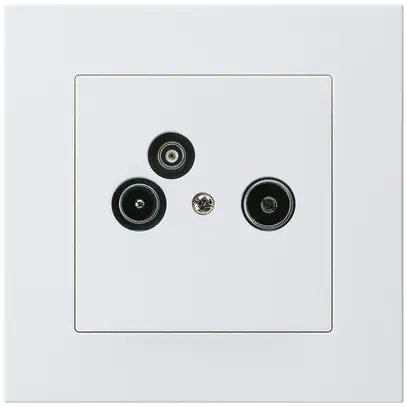 Presa antenna INC R/TV/dati kallysto.pro 2GHz 11db bianco 