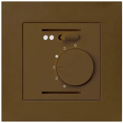 Thermostate d'ambiance ENC kallysto.pro brun pour plancher chauffant 