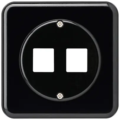 Kit di montaggio INC HMS basico C per 2 moduli nero 