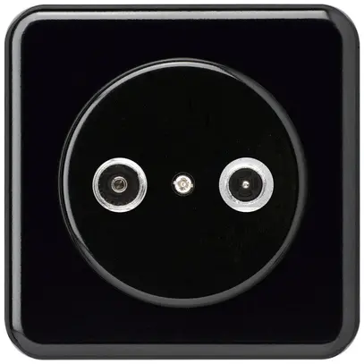 Presa d'antenna INC basico TV-R mont.C 11dB 2GHz nero 