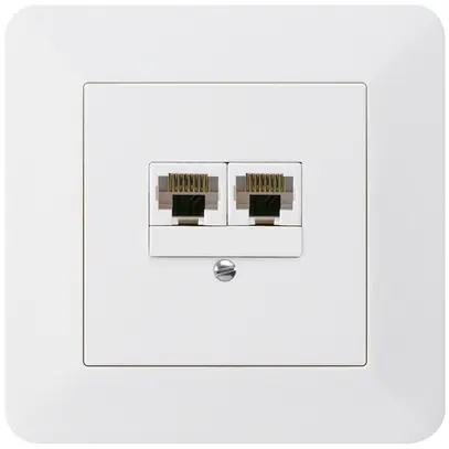 Scatola INC kallysto.trend 2×RJ45u separato bianco 