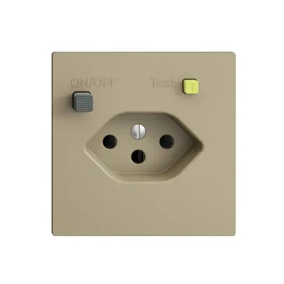 Presa INC EDIZIOdue T13 FI 30mA F, sand 