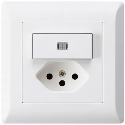 Combinaison lumineuse ENC A-R/1P+T13 blanc kallysto.line avec sécurité enfants 