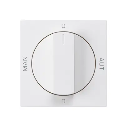 Kit frontal pour interrupteur rotatif S2 60×60 kallysto 0-Man-0-Aut.blanc 