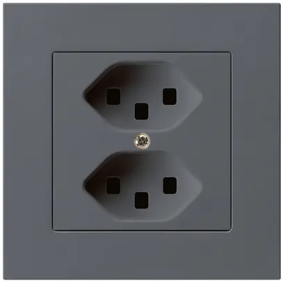 Presa INC kallysto.pro 2×T23 antracite con morsetti ad innesto 