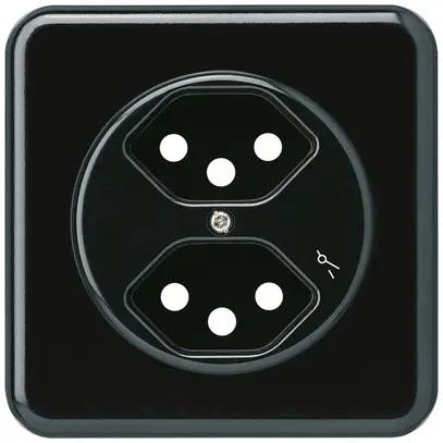 Kit frontal ENC basico 2×type 13/1 86×86mm noir avec sécurité enfants 