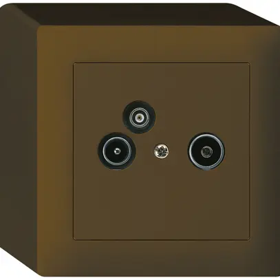 AP-Antennendose R/TV-Daten kallysto 2GHz 4dB braun 