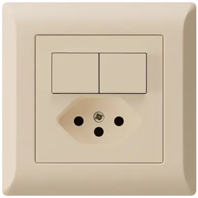 Combinazione INC 2×A-R/1P+T13 kallysto.line beige 