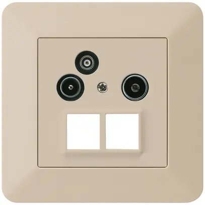 Prise pour antenne ENC R/TV/données kallysto.trend HMS 2GHz 19db beige 