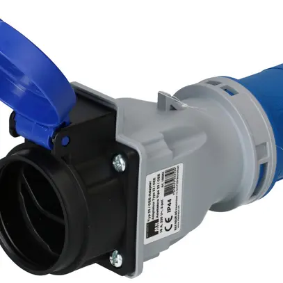 Spina d'adattazione MH spina CEE 16A/presa tipo 23 blau 230V 16A IP44/IP55 