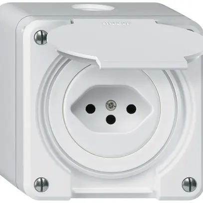 Prise AP robusto type 13 blanc 