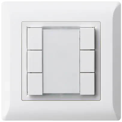 Pulsante universale INC 6×kallysto.line senza LED bianco 
