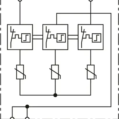 Scatola di raccordo generatore DEHN/elvatec SE DCU 2 YPV 1+2 1200 2M 1S MC4 